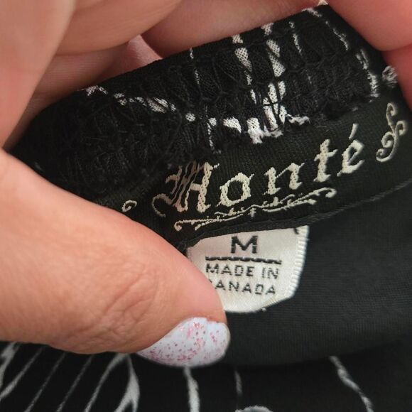 Monte Y2K Floral Whimsygoth Boho Slip Ruffled Hem Midi Skirt Size Medium - Picture 7 of 9